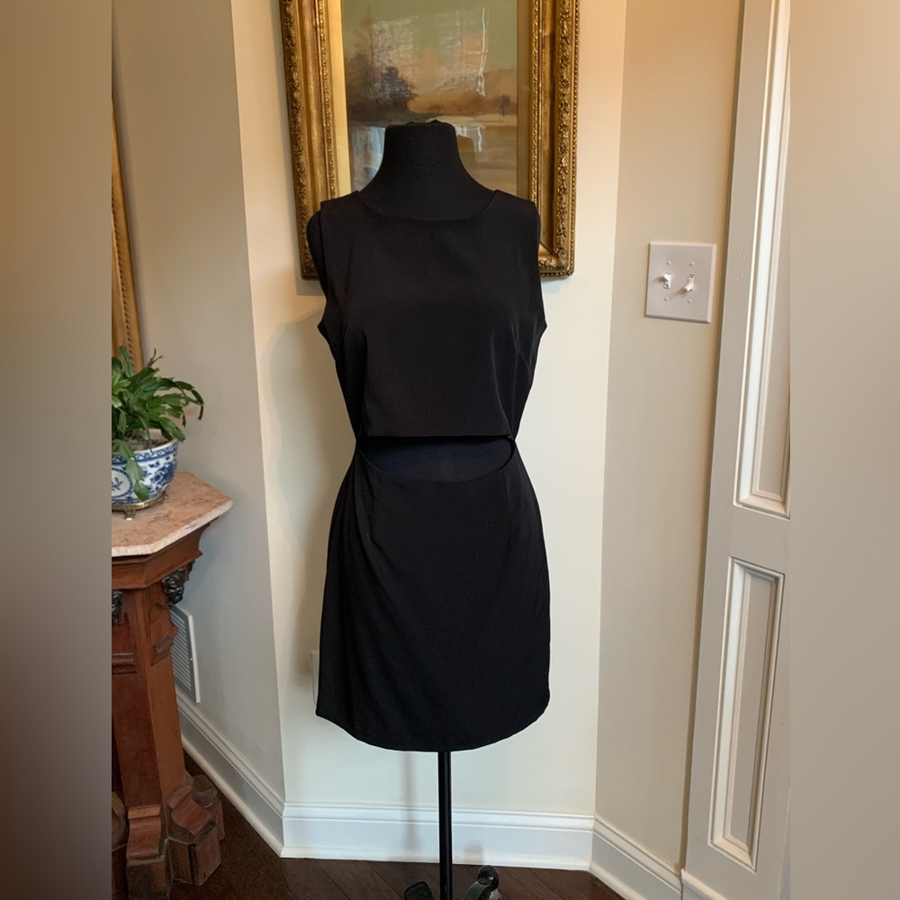 Black Cut-Out Dress
